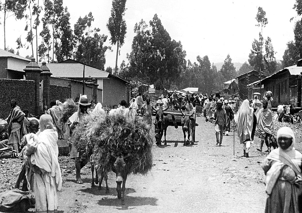 Street Scene Addis Ababa Ethiopia 1930 Street Scene Addis Ababa Ethiopia 1930